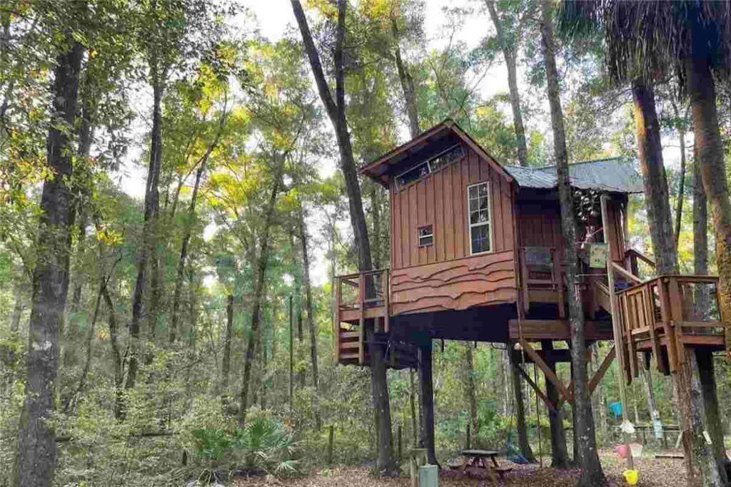 C'è una casa sull'albero che è perfetta per le vacanze