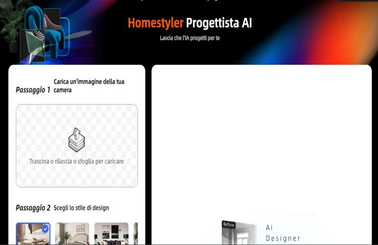 programmi ai sull'interior design